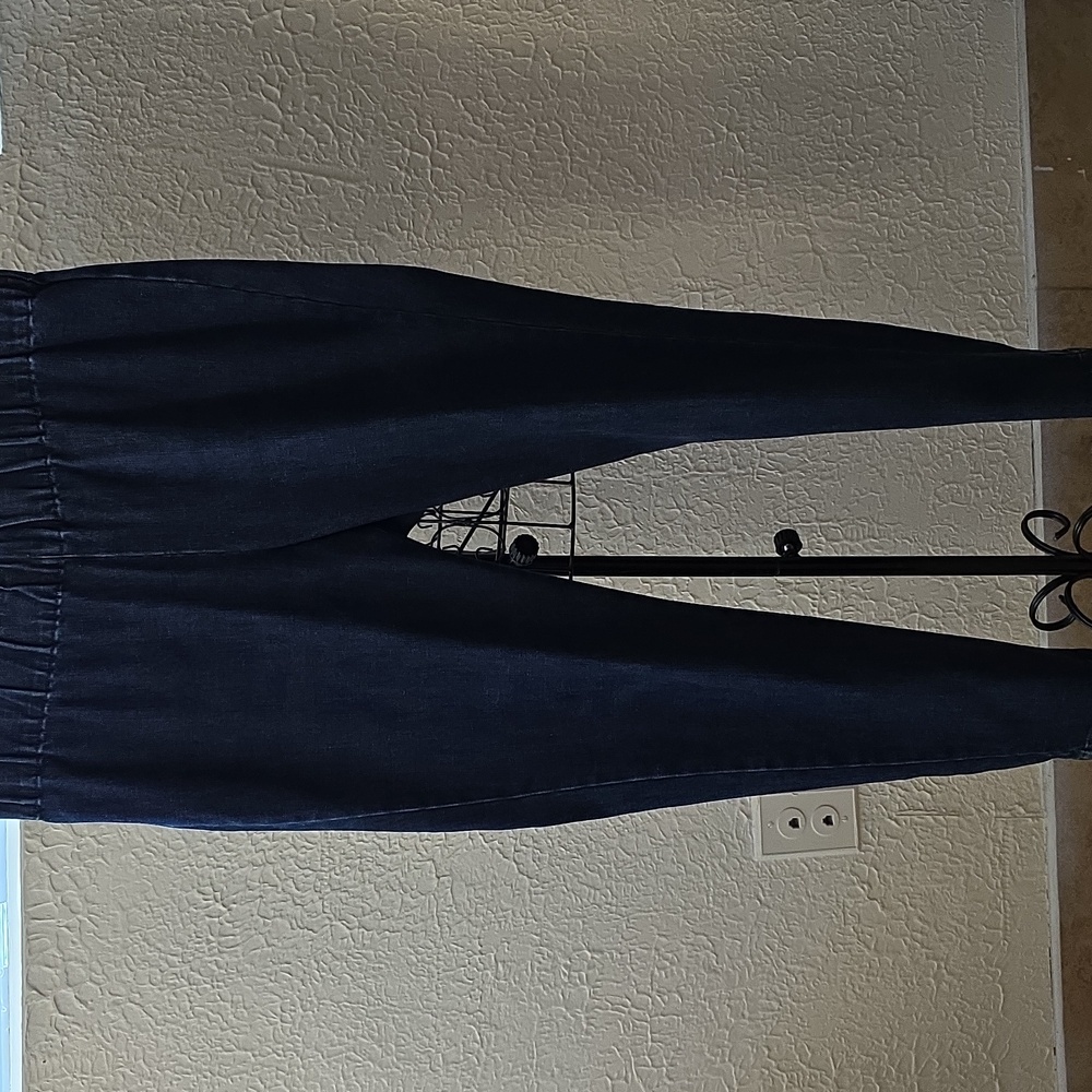 Soft Surroundings Dark Wash Jeans Womens Medium Petite   (W284)